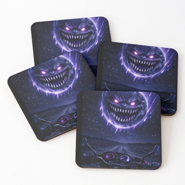 Item preview, Descent Cosmic Moon • Surreal Cosmic Horror Nightfall designed and sold by YourForKor.