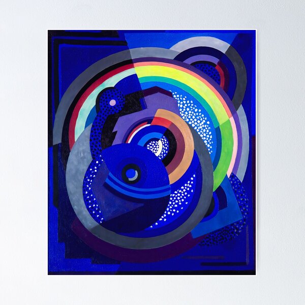 Item preview, "Painting" Orphism abstract Celtic art portrait painting by Mainie Harriet Jellett designed and sold by Jéanpaul  Ferro.