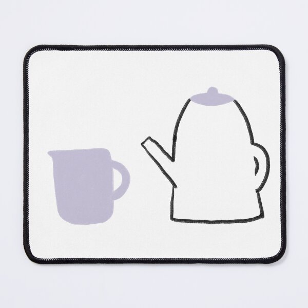 Item preview, Minimalist Lavender Tea Time Doodle designed and sold by raun.draw.