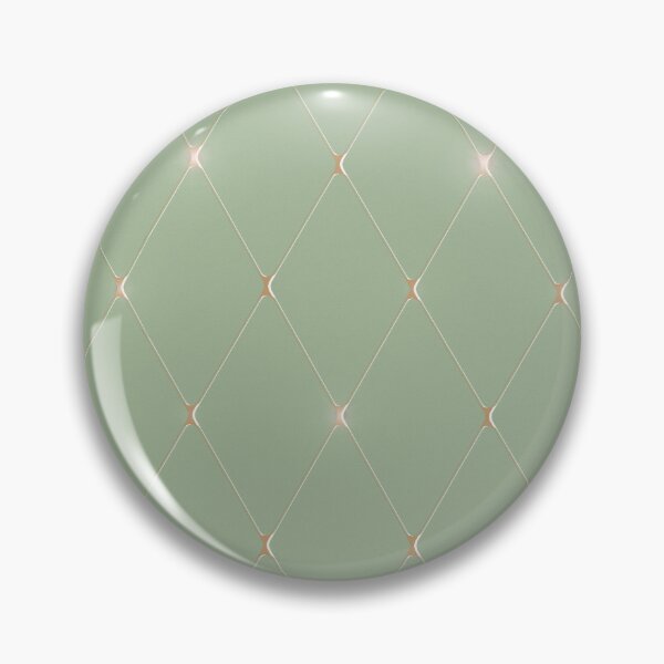 Item preview, Elegant Diamond Pattern in Matcha Green and Gold designed and sold by Pattique.