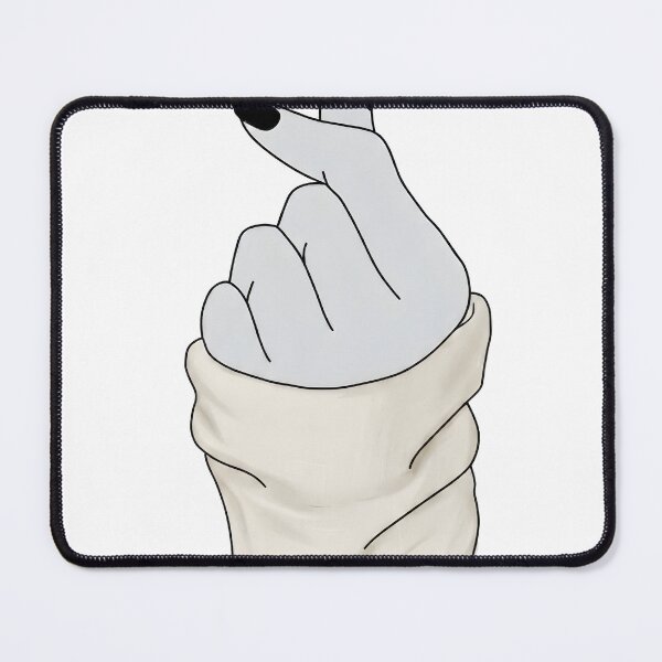 Item preview, Alternative Goth Korean Finger Heart Hand Sign designed and sold by OH-MY-GOTH.