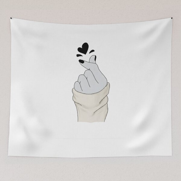 Item preview, Alternative Goth Korean Finger Heart Hand Sign designed and sold by OH-MY-GOTH.