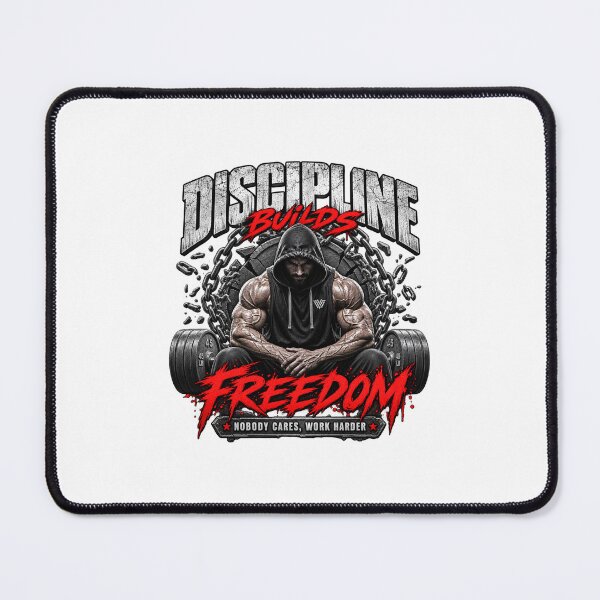 Item preview, Discipline Builds Freedom – Bodybuilding Gym Motivation Shirt designed and sold by PrintFusion57.