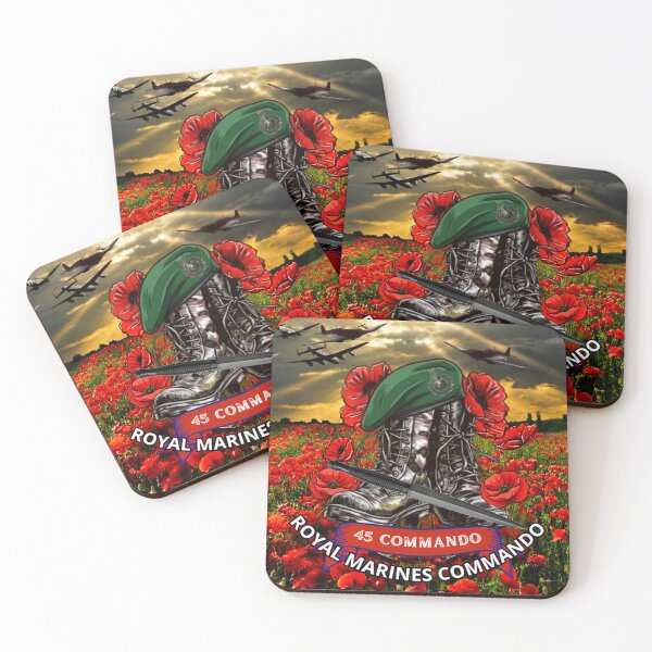 Item preview, 45 Commando Royal Marines Commando Beret on Boots Remembrance designed and sold by Bootneckstore.