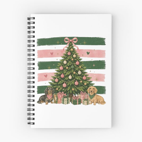 Item preview, Christmas Dachshund Coquette Striped Tree, Vintage Xmas Dog Mom Wiener Dog Gift designed and sold by Quiajia.