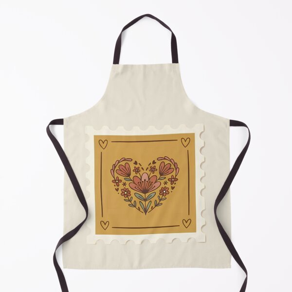 Item preview, Vintage Floral Heart Postage Stamp designed and sold by ITCHAWAWAA.
