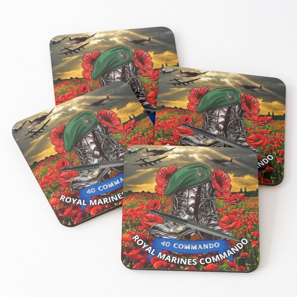 Item preview, 40 Commando Royal Marines Commando Beret on Boots Remembrance designed and sold by Bootneckstore.