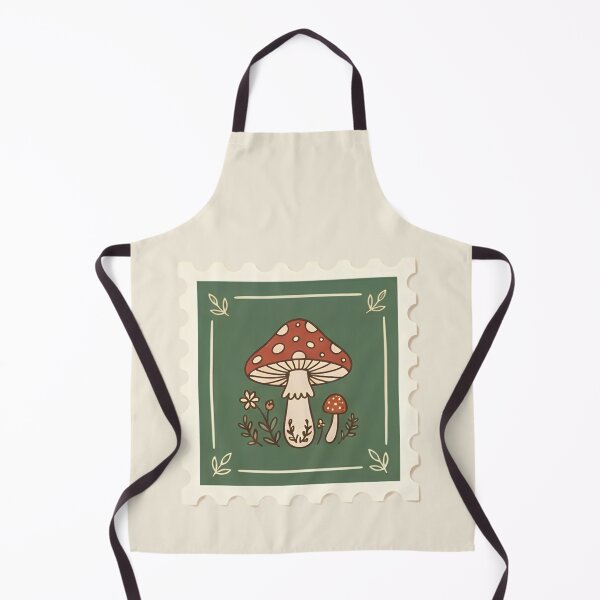 Item preview, Vintage Mushroom Postage Stamp Green Aesthetic designed and sold by ITCHAWAWAA.