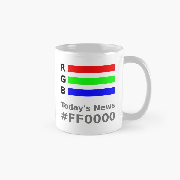 Item preview, Noticias de RGB: ¡alerta roja! designed and sold by LittleGreyMan2026.