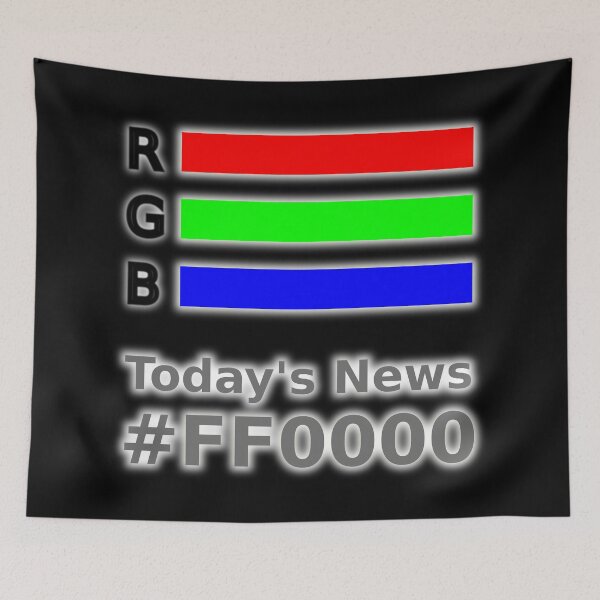 Item preview, RGB news - code red ! designed and sold by LittleGreyMan2026.