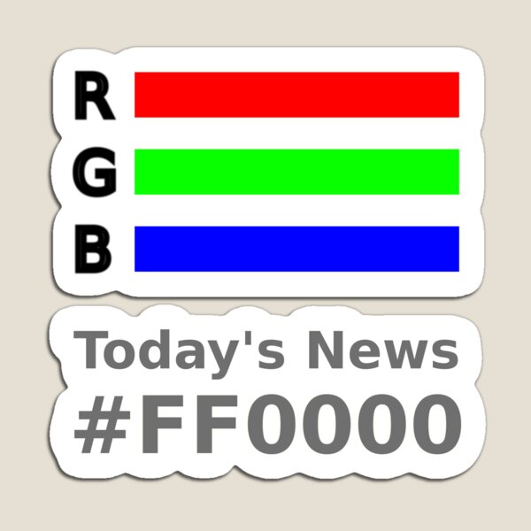 Item preview, RGB news - code red ! designed and sold by LittleGreyMan2026.