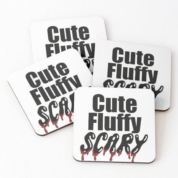 Item preview, Cute Fluffy Scary (Red Vers.) designed and sold by sleepyheadedbb.