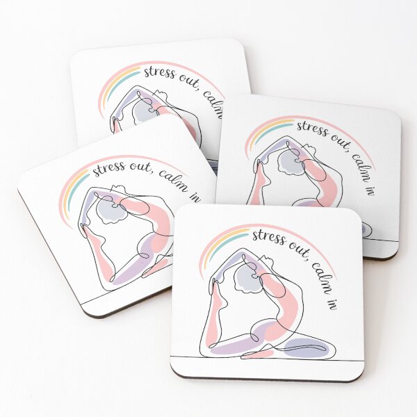 Item preview, Stress out, Calm in Figure for Yoga Practice and Zen Living designed and sold by 108stillness.