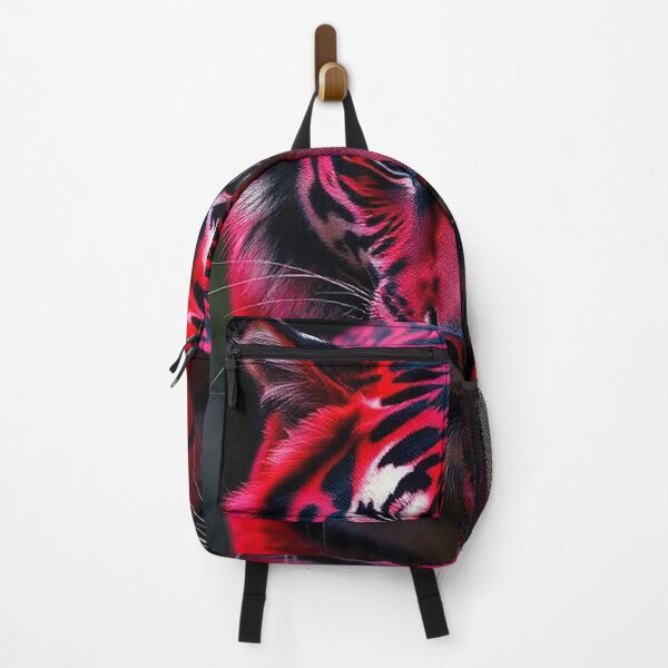 Item preview, Crimson Red Tiger – Intense Scarlet Tiger Portrait designed and sold by MFMart.