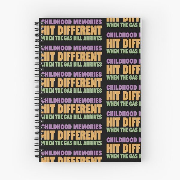 Item preview, Childhood Memories Hit Different When the Gas Bill Arrives designed and sold by TeeTimeTreasure.