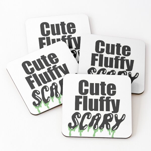 Item preview, Cute Fluffy Scary (Green Vers.) designed and sold by sleepyheadedbb.