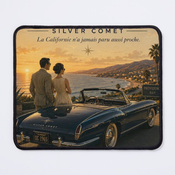 Item preview, Aster Silver Comet – Vintage California Poster 1965 designed and sold by Beaurozier.