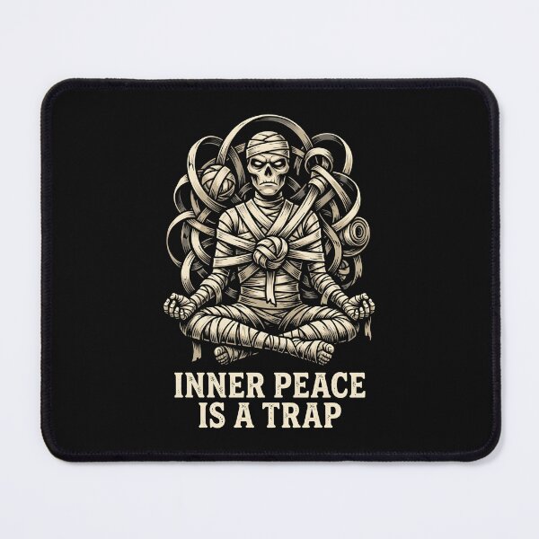 Item preview, Meditating Mummy Yoga - Sarcastic Meditation Sarcastic Humor designed and sold by SplashTastic.