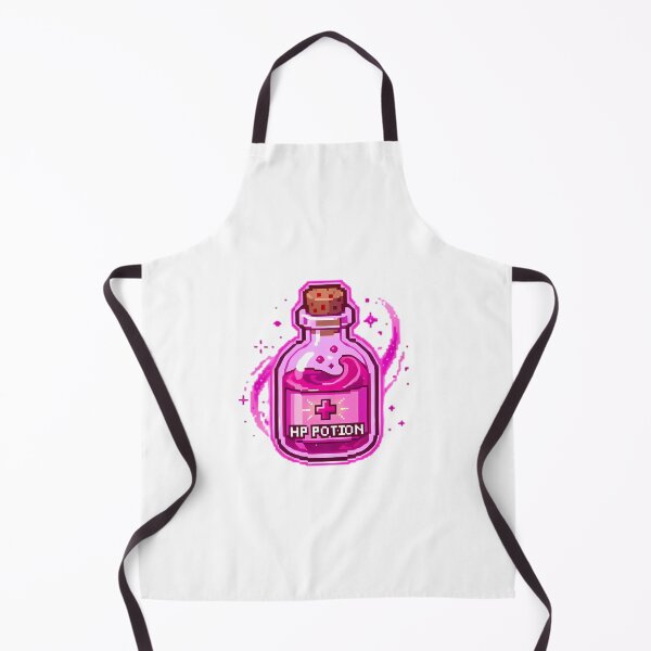 Item preview, Pixel Art HP Health Potion Bottle Illustration designed and sold by GTFullShop.