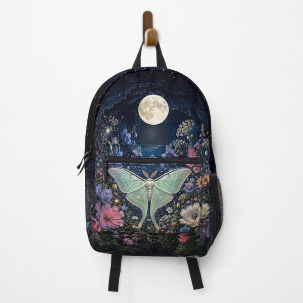Item preview, Midnight Garden – Celestial Luna Moth and Moon designed and sold by Ray's Photos & Art.
