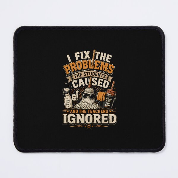 Item preview, I Fix The Problems The Students Caused School Custodian designed and sold by Souck12.
