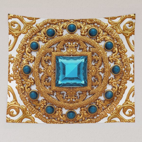 Item preview, Golden filigree elegance designed and sold by Sigtrix.