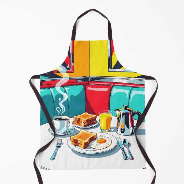 Item preview, Breakfast at the Diner – Retro Pop Art Morning designed and sold by LSVart.