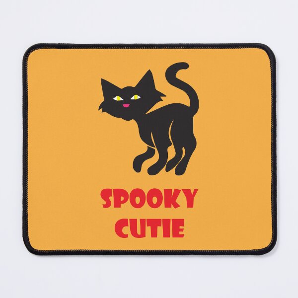 Item preview, Spooky Cutie - Funny Halloween Black Cat designed and sold by ToluaPrints.