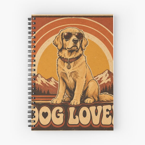 Item preview, Retro 70s Vintage Dog Lover Poster Design designed and sold by A Light Worker.