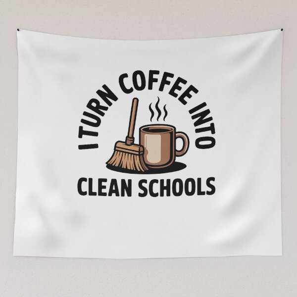 Item preview, I Turn Coffee Into Clean Schools designed and sold by Souck12.