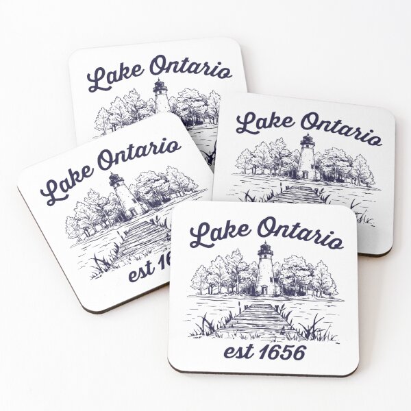 Item preview, Vintage Lake Ontario, Great Lakes Retro gift designed and sold by CloudyPress.