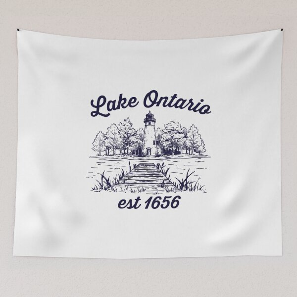 Item preview, Vintage Lake Ontario, Great Lakes Retro gift designed and sold by CloudyPress.