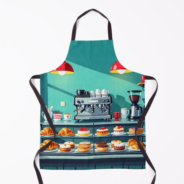 Item preview, Café Pastry Counter – Colourful Pop Art Poster designed and sold by LSVart.