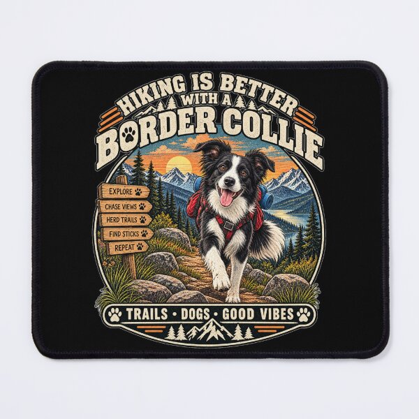 Item preview, Border Collie Hiking Is Better Together designed and sold by Bartas2026.