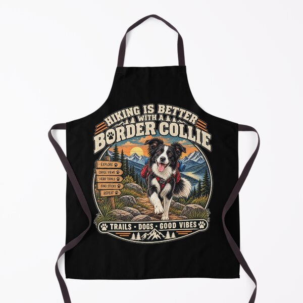 Item preview, Border Collie Hiking Is Better Together designed and sold by ARDELVEX STUDIO.