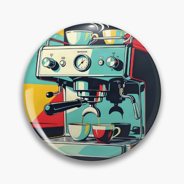 Item preview, Espresso Machine – Retro Pop Art Coffee Poster designed and sold by LSVart.