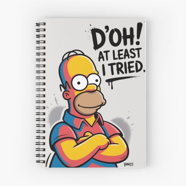 Item preview, Homer Simpson - D'oh! At least I tried designed and sold by 123ks.