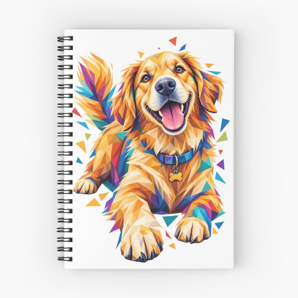 Item preview, Geometric Low-Poly Dog Illustration Modern Art designed and sold by A Light Worker.