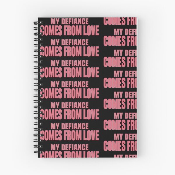 Item preview, My Defiance Comes From Love Bold Empowerment Quote designed and sold by TeeTimeTreasure.