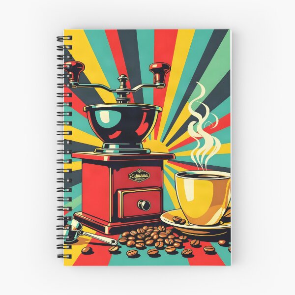 Item preview, Coffee Grinder Still Life – Retro Pop Art Kitchen Print designed and sold by LSVart.