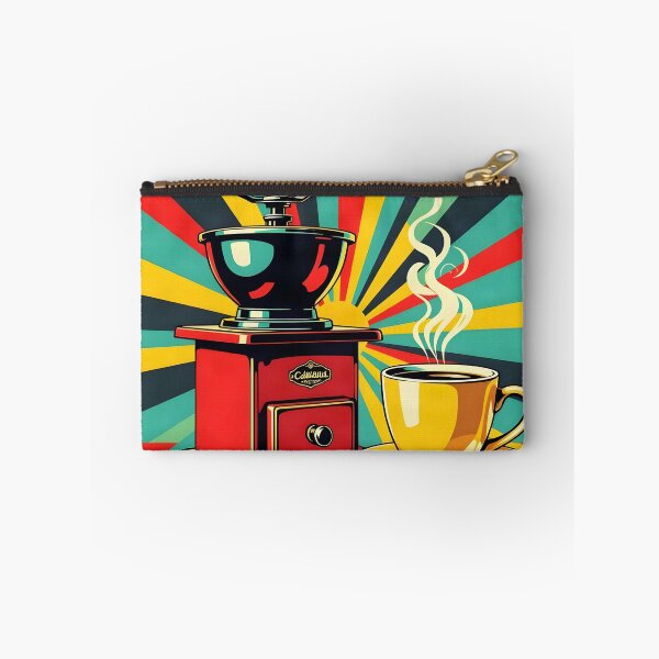 Item preview, Coffee Grinder Still Life – Retro Pop Art Kitchen Print designed and sold by LSVart.