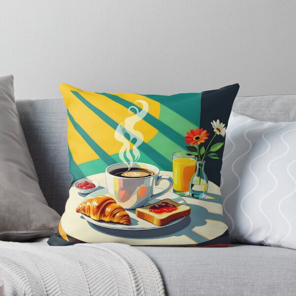 Item preview, Sunday Café Breakfast – Pop Art Poster designed and sold by LSVart.