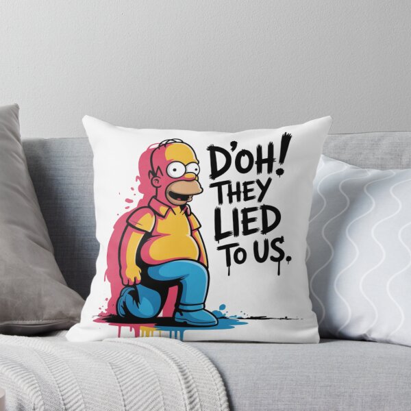 Item preview, Homer Simpson - D'oh! They lied to us designed and sold by 123ks.