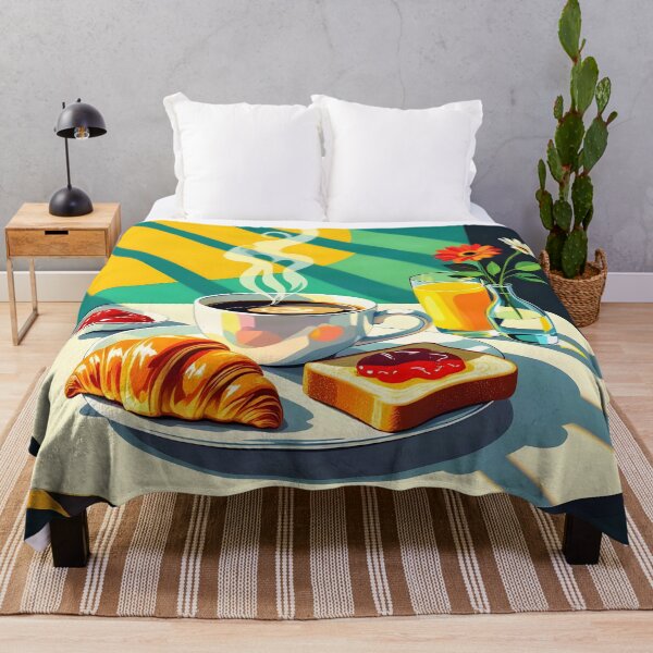 Item preview, Sunday Café Breakfast – Pop Art Poster designed and sold by LSVart.