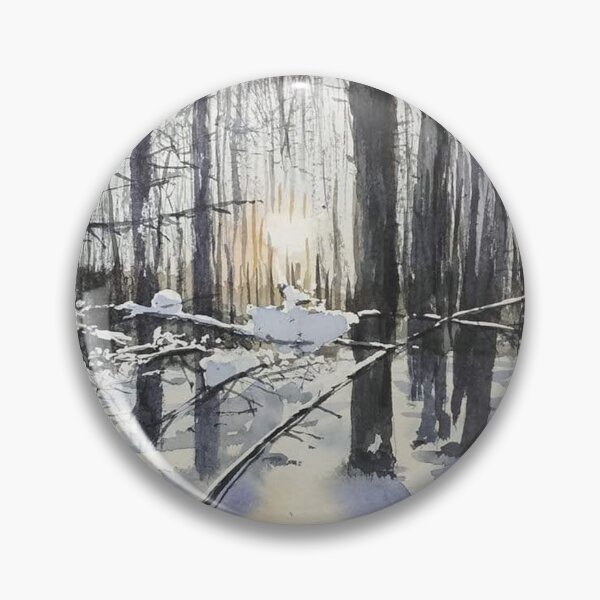 Item preview, Winter Forest Award Winning Watercolor designed and sold by SlavaArt.