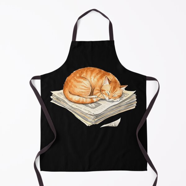 Item preview, Cat Newspaper Shirt designed and sold by howsamluca.
