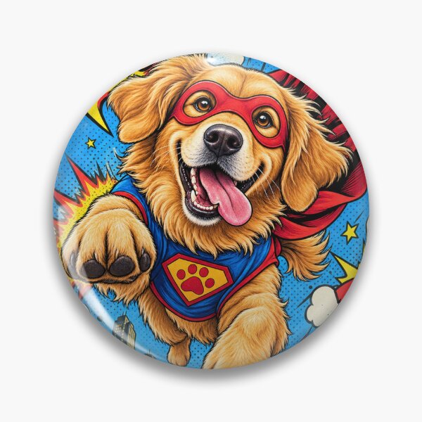 Item preview, Superhero Comic Book Dog Bold Action Design designed and sold by A Light Worker.