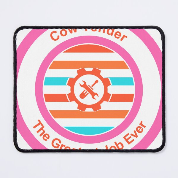 Item preview, Cow Tender The Greatest Job Ever designed and sold by TheIconSmith.