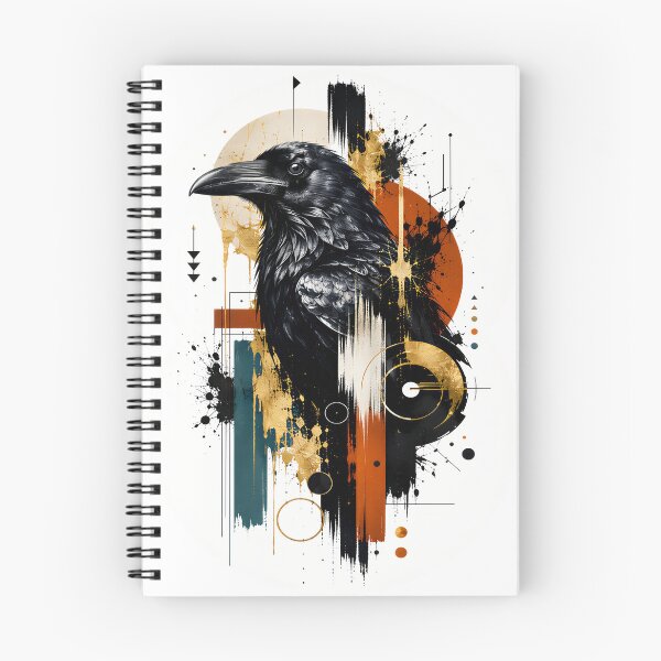 Item preview, Raven Abstract Expressionism designed and sold by KLERIKSTORE.