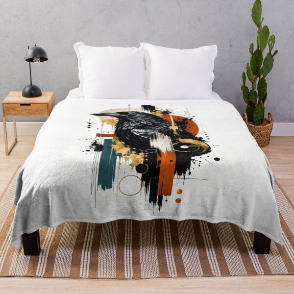 Item preview, Raven Abstract Expressionism designed and sold by KLERIKSTORE.